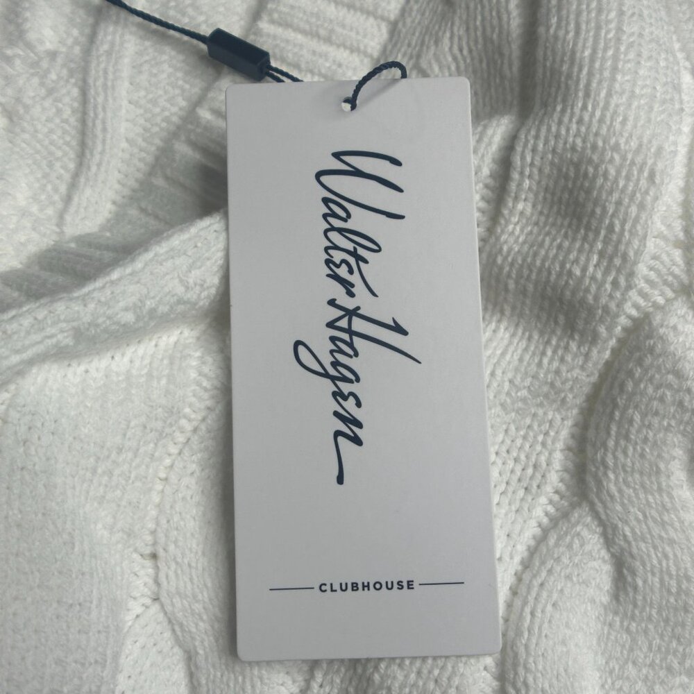 NWT Walter Hagen Women's Clubhouse Sweater Vest Size XXL (WGH11516) White - Picture 12 of 15
